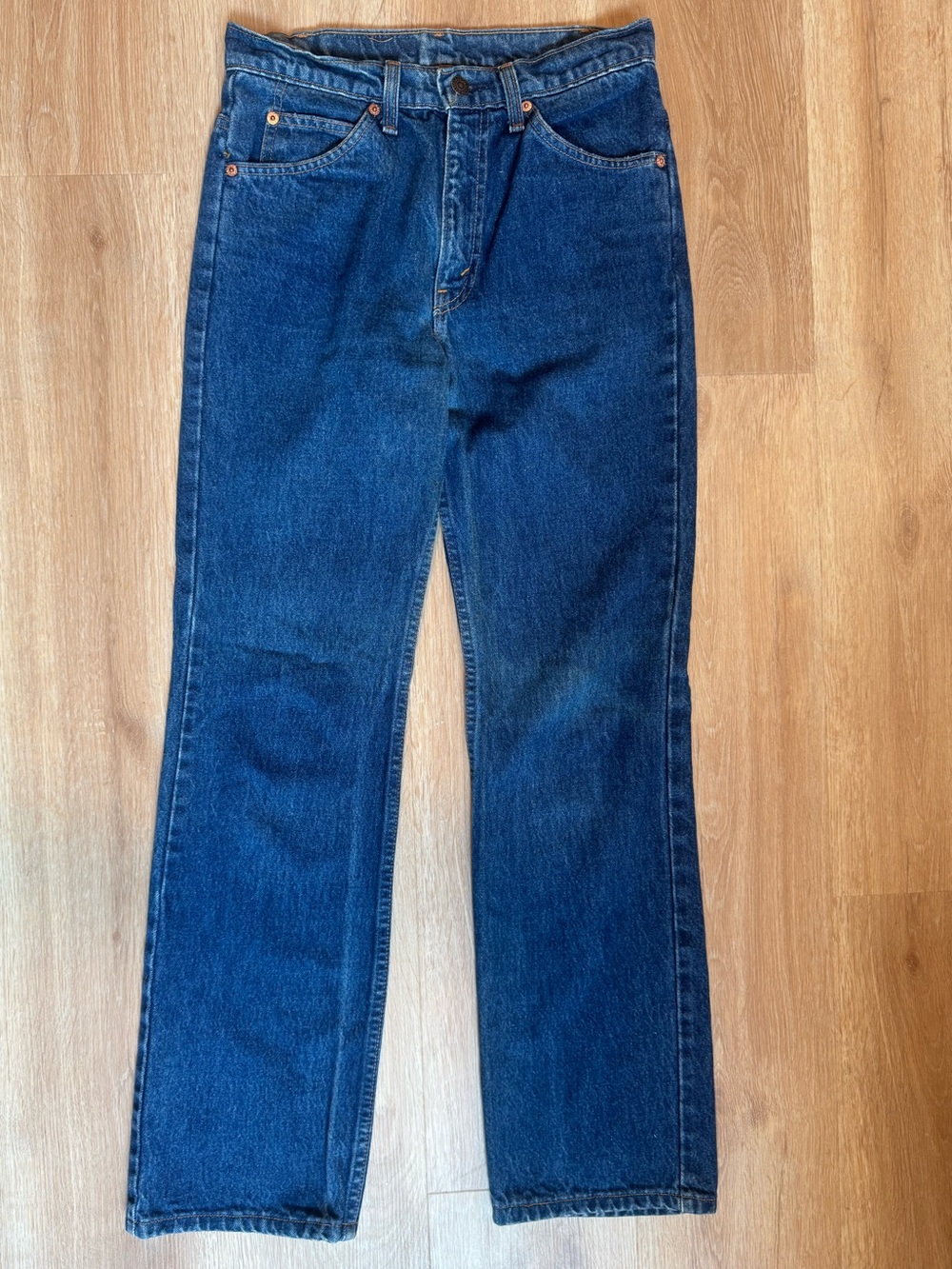 Vintage Levi's 517 Orange Tab Jeans 1991 Made in USA Bootcut Medium Wash W30